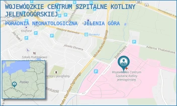 PORADNIA NEONATOLOGICZNA - WOJEWÓDZKIE CENTRUM SZPITALNE KOTLINY JELENIOGÓRSKIEJ - UL. MICHAŁA KLEOFASA OGIŃSKIEGO 6,  JELENIA GÓRA