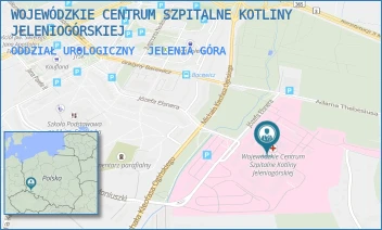 ODDZIAŁ UROLOGICZNY - WOJEWÓDZKIE CENTRUM SZPITALNE KOTLINY JELENIOGÓRSKIEJ - UL. MICHAŁA KLEOFASA OGIŃSKIEGO 6,  JELENIA GÓRA