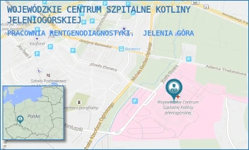PRACOWNIA RENTGENODIAGNOSTYKI. - WOJEWÓDZKIE CENTRUM SZPITALNE KOTLINY JELENIOGÓRSKIEJ - UL. MICHAŁA KLEOFASA OGIŃSKIEGO 6,  JELENIA GÓRA