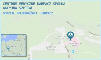 ODDZIAŁ PULMONOLOGII - CENTRUM MEDYCZNE KARPACZ SPÓŁKA AKCYJNA SZPITAL - UL. MYŚLIWSKA 13,  KARPACZ