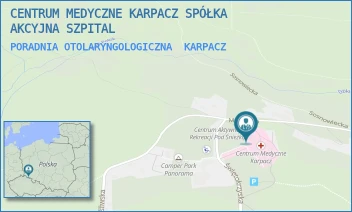 PORADNIA OTOLARYNGOLOGICZNA - CENTRUM MEDYCZNE KARPACZ SPÓŁKA AKCYJNA SZPITAL - UL. MYŚLIWSKA 13,  KARPACZ