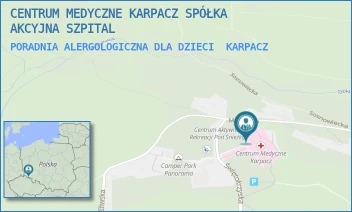 PORADNIA ALERGOLOGICZNA DLA DZIECI - CENTRUM MEDYCZNE KARPACZ SPÓŁKA AKCYJNA SZPITAL - UL. MYŚLIWSKA 13,  KARPACZ