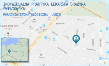 PORADNIA STOMATOLOGICZNA - INDYWIDUALNA PRAKTYKA LEKARSKA GRAŻYNA ŚWIATOWSKA - UL. WIŚNIOWA 41/A,  LUBIN