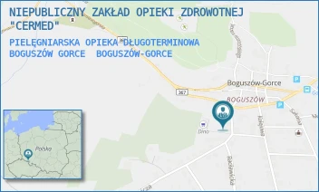 PIELĘGNIARSKA OPIEKA DŁUGOTERMINOWA BOGUSZÓW GORCE - NIEPUBLICZNY ZAKŁAD OPIEKI ZDROWOTNEJ "CERMED" - UL. GEN. KAROLA ŚWIERCZEWSKIEGO 47,  BOGUSZÓW-GORCE