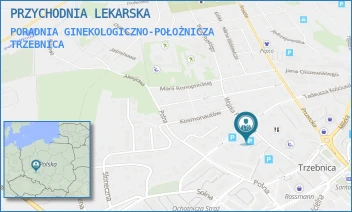 PORADNIA GINEKOLOGICZNO-POŁOŻNICZA - PRZYCHODNIA LEKARSKA - UL. TADEUSZA KOŚCIUSZKI 10,  TRZEBNICA