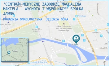PORADNIA ONKOLOGICZNA - "CENTRUM MEDYCZNE ZABOBRZE MAGDALENA MAKIELA - WYCHOTA I WSPÓLNICY" SPÓŁKA JAWNA - UL. WIEJSKA 11,  JELENIA GÓRA
