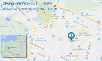 PORADNIA DERMATOLOGICZNA - ZESPÓŁ PRZYCHODNI LUBMED - UL. ARMII KRAJOWEJ 35,  LUBIN