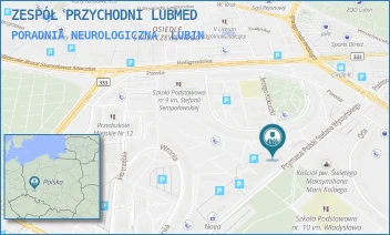PORADNIA NEUROLOGICZNA - ZESPÓŁ PRZYCHODNI LUBMED - UL. PRYMASA POLSKI STEFANA WYSZYŃSKIEGO 6,  LUBIN