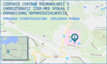 PORADNIA STOMATOLOGICZNA - IZERSKIE CENTRUM PULMONOLOGII I CHEMIOTERAPII IZER-MED SPÓŁKA Z OGRANICZONĄ ODPOWIEDZIALNOŚCIĄ - UL. SZPITALNA 1,  SZKLARSKA PORĘBA