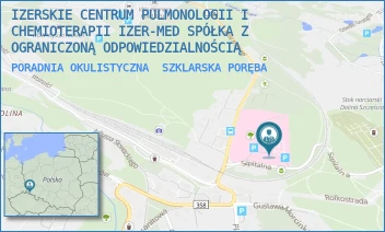 PORADNIA OKULISTYCZNA - IZERSKIE CENTRUM PULMONOLOGII I CHEMIOTERAPII IZER-MED SPÓŁKA Z OGRANICZONĄ ODPOWIEDZIALNOŚCIĄ - UL. SZPITALNA 1,  SZKLARSKA PORĘBA