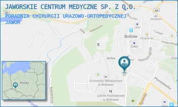 PORADNIA CHIRURGII URAZOWO-ORTOPEDYCZNEJ - JAWORSKIE CENTRUM MEDYCZNE SP. Z O.O. - UL. SZPITALNA 3,  JAWOR
