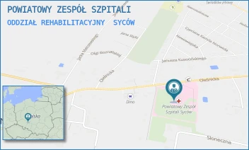 ODDZIAŁ REHABILITACYJNY - POWIATOWY ZESPÓŁ SZPITALI - UL. OLEŚNICKA 25,  SYCÓW