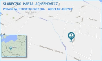 PORADNIA STOMATOLOGICZNA - SŁONECZKO MARIA ACHREMOWICZ - UL. ORZECHOWA 18,  WROCŁAW-KRZYKI