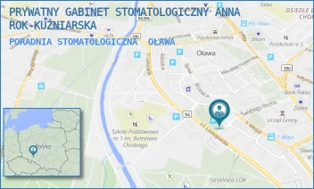 PORADNIA STOMATOLOGICZNA - PRYWATNY GABINET STOMATOLOGICZNY ANNA ROK-KUŹNIARSKA - UL. 11 LISTOPADA 14,  OŁAWA