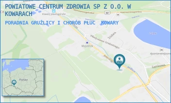 PORADNIA GRUŹLICY I CHORÓB PŁUC - POWIATOWE CENTRUM ZDROWIA SP Z O.O. W KOWARACH - JELENIOGÓRSKA 14D,  KOWARY