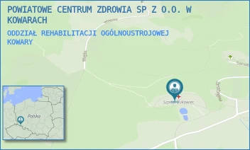 ODDZIAŁ REHABILITACJI OGÓLNOUSTROJOWEJ - POWIATOWE CENTRUM ZDROWIA SP Z O.O. W KOWARACH - UL. SANATORYJNA 15,  KOWARY