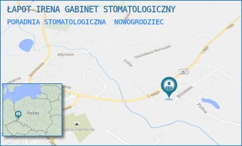 PORADNIA STOMATOLOGICZNA - ŁAPOT IRENA GABINET STOMATOLOGICZNY - POLNA 2,  NOWOGRODZIEC