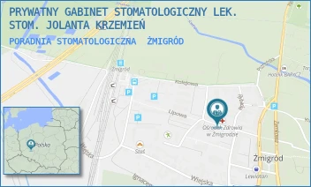 PORADNIA STOMATOLOGICZNA - PRYWATNY GABINET STOMATOLOGICZNY LEK. STOM. JOLANTA KRZEMIEŃ - UL. LIPOWA 4,  ŻMIGRÓD