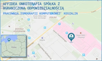 PRACOWNIA TOMOGRAFII KOMPUTEROWEJ - AFFIDEA ONKOTERAPIA SPÓŁKA Z OGRANICZONĄ ODPOWIEDZIALNOŚCIĄ - CHAŁUBIŃSKIEGO 7,  KOSZALIN