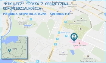 PORADNIA DERMATOLOGICZNA - "MIKULICZ" SPÓŁKA Z OGRANICZONĄ ODPOWIEDZIALNOŚCIĄ - UL. M.SKŁODOWSKIEJ-CURIE 3-7,  ŚWIEBODZICE
