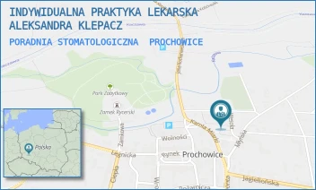 PORADNIA STOMATOLOGICZNA - INDYWIDUALNA PRAKTYKA LEKARSKA ALEKSANDRA KLEPACZ - UL. ANTONIEGO RYMSZY 3,  PROCHOWICE