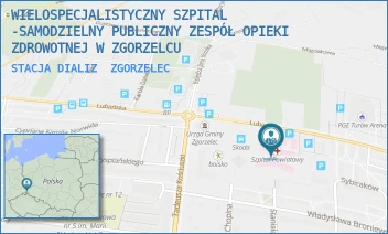STACJA DIALIZ - WIELOSPECJALISTYCZNY SZPITAL -SAMODZIELNY PUBLICZNY ZESPÓŁ OPIEKI ZDROWOTNEJ W ZGORZELCU - UL. LUBAŃSKA 11-12,  ZGORZELEC