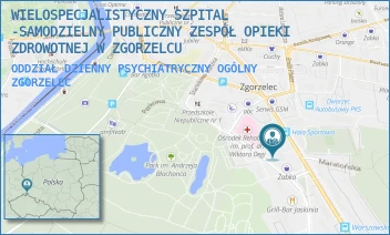 ODDZIAŁ DZIENNY PSYCHIATRYCZNY OGÓLNY - WIELOSPECJALISTYCZNY SZPITAL -SAMODZIELNY PUBLICZNY ZESPÓŁ OPIEKI ZDROWOTNEJ W ZGORZELCU - UL. WARSZAWSKA 30,  ZGORZELEC