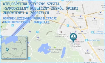 OŚRODEK DZIENNEJ REHABILITACJI KARDIOLOGICZNEJ - WIELOSPECJALISTYCZNY SZPITAL -SAMODZIELNY PUBLICZNY ZESPÓŁ OPIEKI ZDROWOTNEJ W ZGORZELCU - UL. STANISŁAWA KONARSKIEGO 5B,  ZGORZELEC