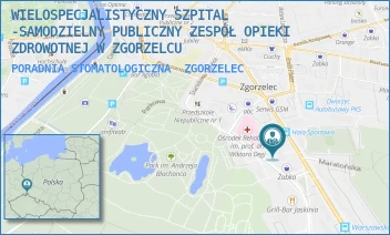 PORADNIA STOMATOLOGICZNA - WIELOSPECJALISTYCZNY SZPITAL -SAMODZIELNY PUBLICZNY ZESPÓŁ OPIEKI ZDROWOTNEJ W ZGORZELCU - UL. WARSZAWSKA 30,  ZGORZELEC