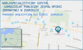 PORADNIA OKULISTYCZNA DLA DZIECI - WIELOSPECJALISTYCZNY SZPITAL -SAMODZIELNY PUBLICZNY ZESPÓŁ OPIEKI ZDROWOTNEJ W ZGORZELCU - UL. LUBAŃSKA 11-12,  ZGORZELEC