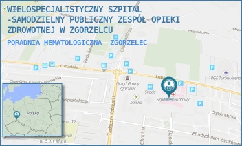 PORADNIA HEMATOLOGICZNA - WIELOSPECJALISTYCZNY SZPITAL -SAMODZIELNY PUBLICZNY ZESPÓŁ OPIEKI ZDROWOTNEJ W ZGORZELCU - UL. LUBAŃSKA 11-12,  ZGORZELEC