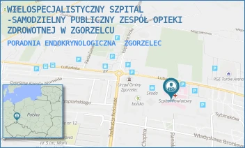 PORADNIA ENDOKRYNOLOGICZNA - WIELOSPECJALISTYCZNY SZPITAL -SAMODZIELNY PUBLICZNY ZESPÓŁ OPIEKI ZDROWOTNEJ W ZGORZELCU - UL. LUBAŃSKA 11-12,  ZGORZELEC