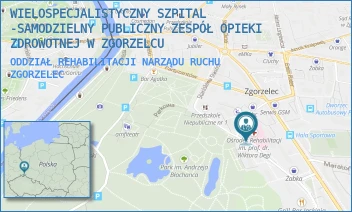 ODDZIAŁ REHABILITACJI NARZĄDU RUCHU - WIELOSPECJALISTYCZNY SZPITAL -SAMODZIELNY PUBLICZNY ZESPÓŁ OPIEKI ZDROWOTNEJ W ZGORZELCU - UL. STANISŁAWA KONARSKIEGO 5B,  ZGORZELEC