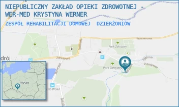 ZESPÓŁ REHABILITACJI DOMOWEJ - NIEPUBLICZNY ZAKŁAD OPIEKI ZDROWOTNEJ - WER-MED KRYSTYNA WERNER - UL. PARKOWA 7;9,  DZIERŻONIÓW