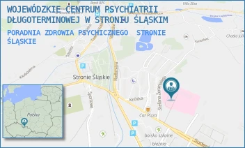 PORADNIA ZDROWIA PSYCHICZNEGO - WOJEWÓDZKIE CENTRUM PSYCHIATRII DŁUGOTERMINOWEJ W STRONIU ŚLĄSKIM - UL. SUDECKA 3A,  STRONIE ŚLĄSKIE