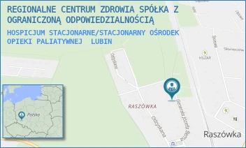 HOSPICJUM STACJONARNE/STACJONARNY OŚRODEK OPIEKI PALIATYWNEJ - REGIONALNE CENTRUM ZDROWIA SPÓŁKA Z OGRANICZONĄ ODPOWIEDZIALNOŚCIĄ - UL. GEN.JÓZEFA BEMA 5-6,  LUBIN