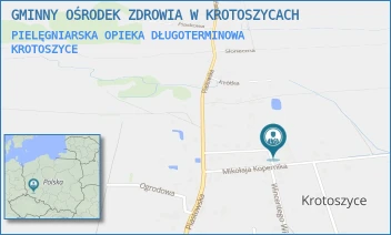PIELĘGNIARSKA OPIEKA DŁUGOTERMINOWA - GMINNY OŚRODEK ZDROWIA W KROTOSZYCACH - UL. M.KOPERNIKA 9/3,  KROTOSZYCE