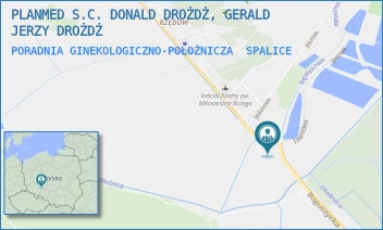 PORADNIA GINEKOLOGICZNO-POŁOŻNICZA - PLANMED S.C. DONALD DROŻDŻ, GERALD JERZY DROŻDŻ - UL. BOGUSZYCKA 31,  SPALICE