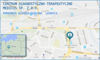 PORADNIA ALERGOLOGICZNA - CENTRUM DIAGNOSTYCZNO-TERAPEUTYCZNE MEDICUS SP. Z O.O. - UL. JERZEGO LIBANA 7,  LEGNICA