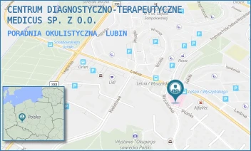 PORADNIA OKULISTYCZNA - CENTRUM DIAGNOSTYCZNO-TERAPEUTYCZNE MEDICUS SP. Z O.O. - UL. LEŚNA 8,  LUBIN