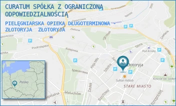 PIELĘGNIARSKA OPIEKA DŁUGOTERMINOWA - ZŁOTORYJA - CURATUM SPÓŁKA Z OGRANICZONĄ ODPOWIEDZIALNOŚCIĄ - UL. SOLNA 17/1,  ZŁOTORYJA