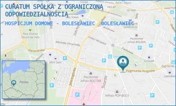 HOSPICJUM DOMOWE - BOLESŁAWIEC - CURATUM SPÓŁKA Z OGRANICZONĄ ODPOWIEDZIALNOŚCIĄ - UL. ZYGMUNTA AUGUSTA 29,  BOLESŁAWIEC
