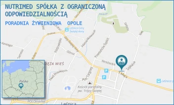 PORADNIA ŻYWIENIOWA - NUTRIMED SPÓŁKA Z OGRANICZONĄ ODPOWIEDZIALNOŚCIĄ - UL. 1-GO MAJA 9,  OPOLE