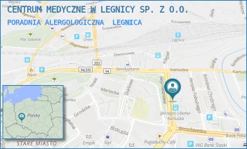PORADNIA ALERGOLOGICZNA - CENTRUM MEDYCZNE W LEGNICY SP. Z O.O. - LIBANA 7,  LEGNICA
