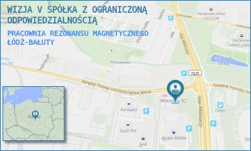 PRACOWNIA REZONANSU MAGNETYCZNEGO - WIZJA V SPÓŁKA Z OGRANICZONĄ ODPOWIEDZIALNOŚCIĄ - UL. ŚW. TERESY OD DZIECIĄTKA JEZUS 92/02,  ŁÓDŹ-BAŁUTY