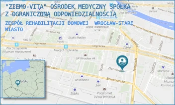 ZESPÓŁ REHABILITACJI DOMOWEJ - "ZIEMO-VITA" OŚRODEK MEDYCZNY SPÓŁKA Z OGRANICZONĄ ODPOWIEDZIALNOŚCIĄ - UL. ZIEMOWITA 1-9,  WROCŁAW-STARE MIASTO