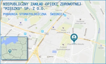 PORADNIA STOMATOLOGICZNA - NIEPUBLICZNY ZAKŁAD OPIEKI ZDROWOTNEJ "MIESZKO" SP. Z O.O. - MIESZKA I 10,  ŚWIDNICA