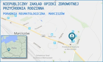 PORADNIA REUMATOLOGICZNA - NIEPUBLICZNY ZAKŁAD OPIEKI ZDROWOTNEJ PRZYCHODNIA RODZINNA - UL. SZKOLNA 4A,  MARCISZÓW
