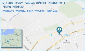 PORADNIA ZDROWIA PSYCHICZNEGO - NIEPUBLICZNY ZAKŁAD OPIEKI ZDROWOTNEJ "EURO-MEDICA" - UL. WOLNOŚCI 63,  BIELAWA