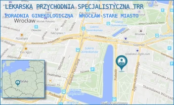 PORADNIA GINEKOLOGICZNA - LEKARSKA PRZYCHODNIA SPECJALISTYCZNA TRR - UL. PODWALE 74/OFC.23,  WROCŁAW-STARE MIASTO